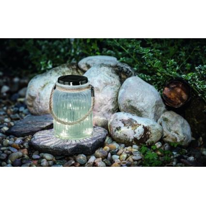 Eglo 48567 - Aurinkovalo SOLAR LED/1xAA läpinäkyvä IP44