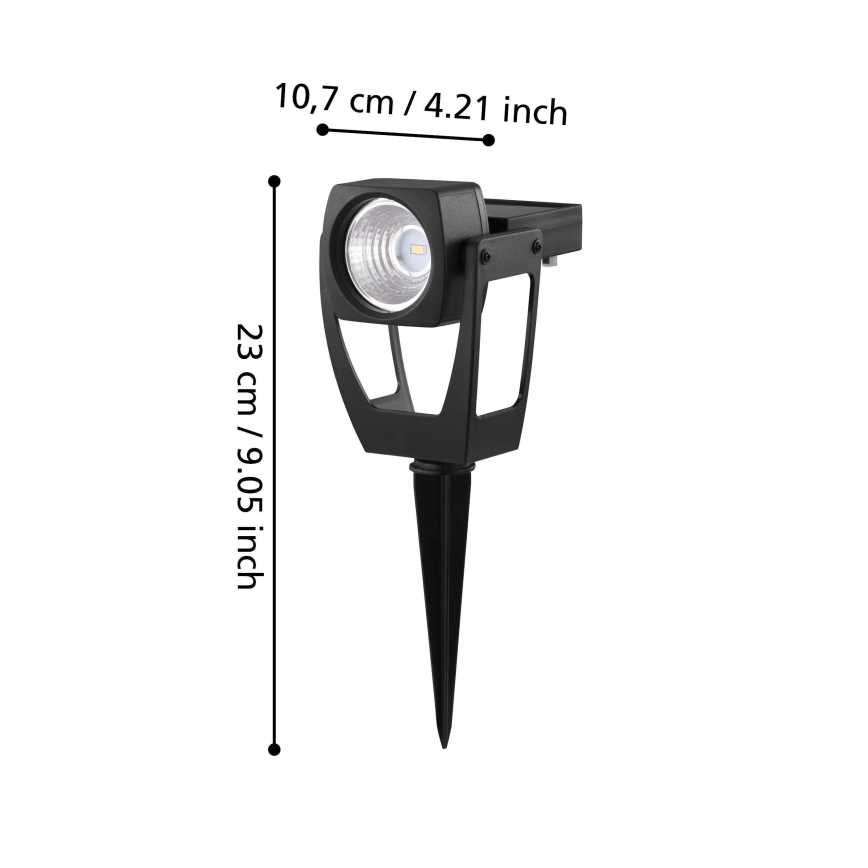 Eglo 48719 - LED Solar valonheitin SOLAR 1xLED/0,1W/3,2V IP44