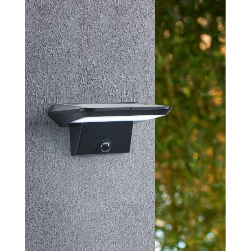 Eglo - LED-seinäaurinkovalaisin anturilla LED/20W/3,7V IP44
