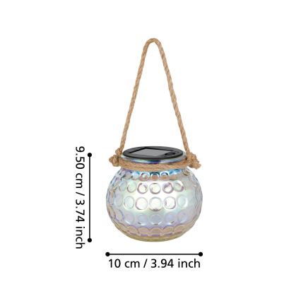 Eglo 48952 - LED-aurinkovalaistus LED/0,03W/1,2V 3000 mAh