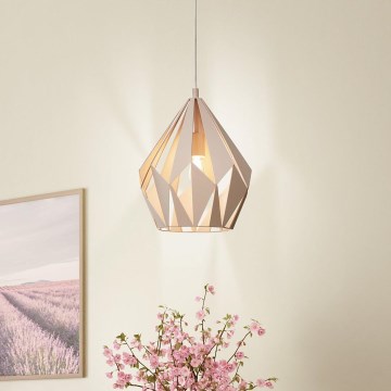 EGLO 49024 - Kattokruunu narulla CARLTON-P 1xE27/60W/230V