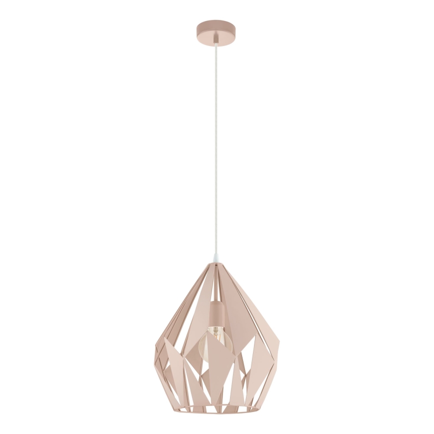 EGLO 49024 - Kattokruunu narulla CARLTON-P 1xE27/60W/230V
