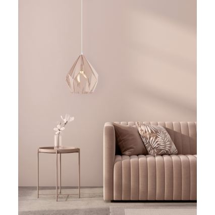 EGLO 49024 - Kattokruunu narulla CARLTON-P 1xE27/60W/230V