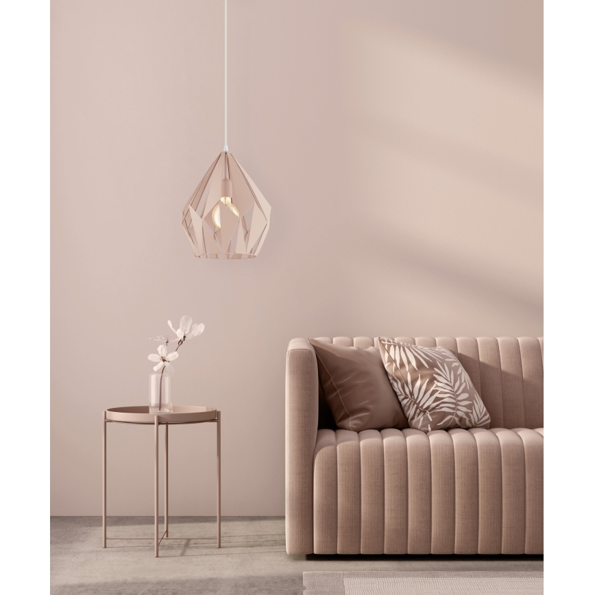 EGLO 49024 - Kattokruunu narulla CARLTON-P 1xE27/60W/230V