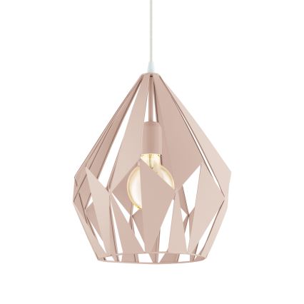 EGLO 49024 - Kattokruunu narulla CARLTON-P 1xE27/60W/230V