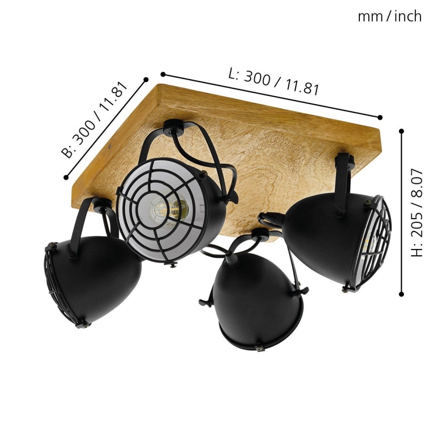 Eglo 49079 - Kohdevalo GATEBECK 4xE14/40W/230V