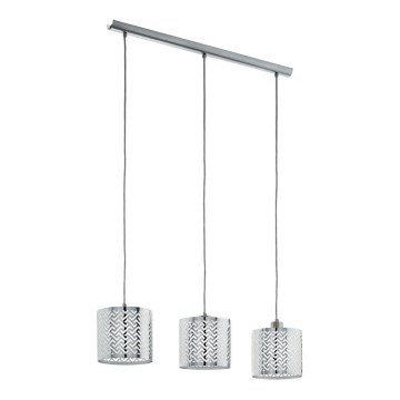 Eglo 49166 - Kattokruunu narulla LEAMINGTON 1 3xE27/60W/230V