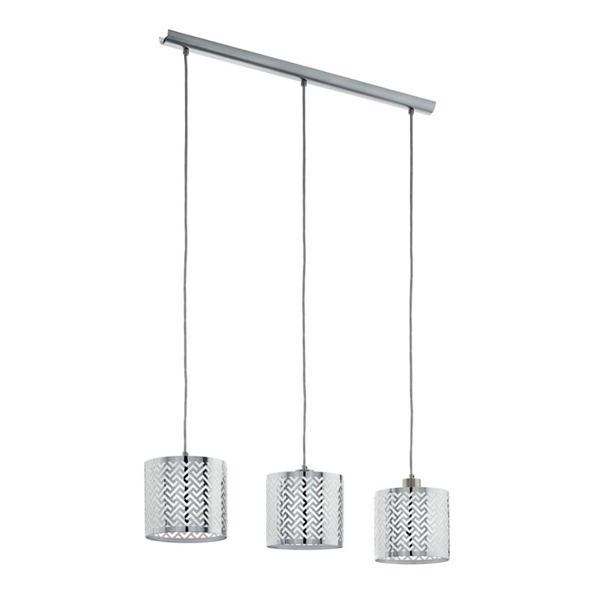Eglo 49166 - Kattokruunu narulla LEAMINGTON 1 3xE27/60W/230V