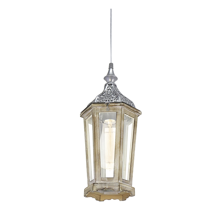 Eglo 49206 - Kattokruunu KINGHORN 1xE27/42W/230V