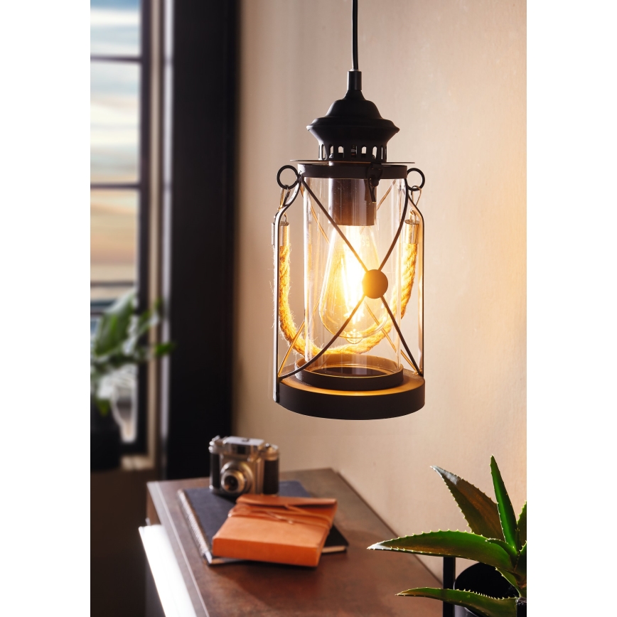 Eglo 49213 - Kattokruunu BRADFORD 1xE27/60W/230V