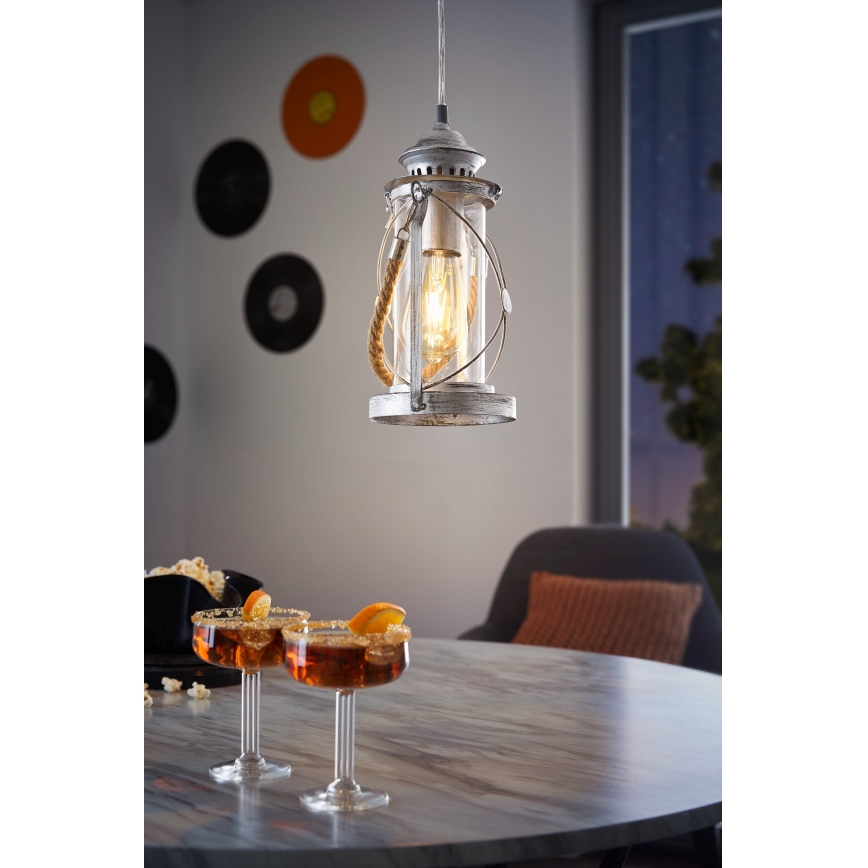Eglo 49214 - Kattokruunu BRADFORD 1xE27/60W/230V