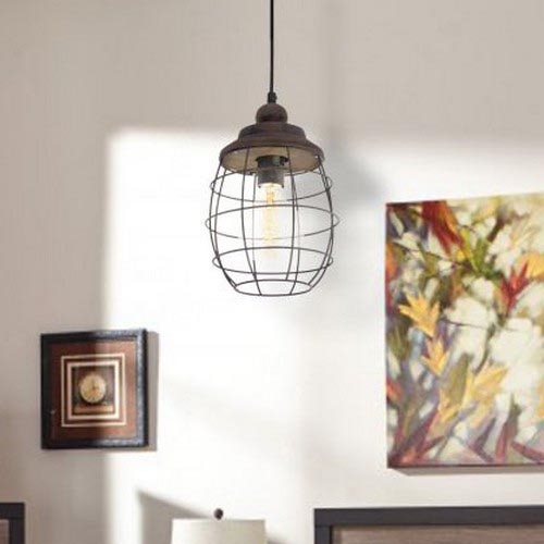 Eglo 49219 - Kattokruunu BAMPTON 1xE27/60W/230V