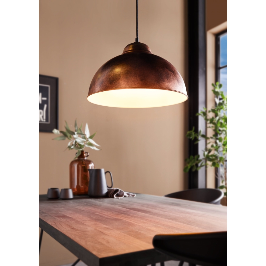Eglo 49248 - Kattokruunu TRURO 2 1xE27/60W/230V