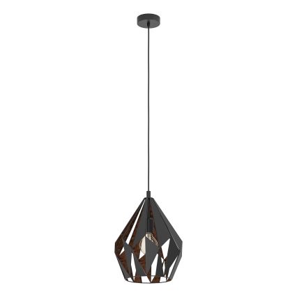 Eglo 49254 - Kattokruunu CARLTON 1 1xE27/60W/230V