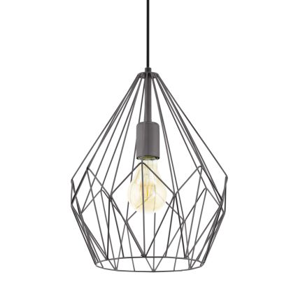 Eglo 49257 - Kattokruunu CARLTON 1xE27/60W/230V