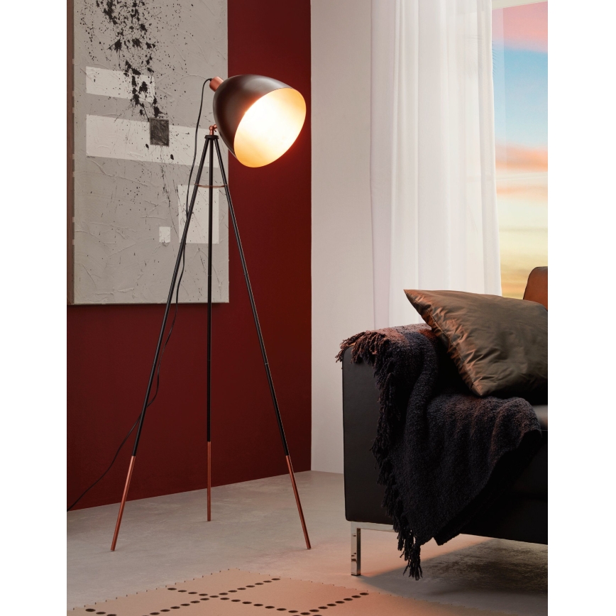 Eglo 49386 - Lattialamppu CHESTER 1xE27/60W/230V
