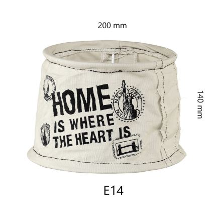 Eglo 49442 - Vintage-tyylinen varjostin pytel home, E14, halkaisija 20 cm