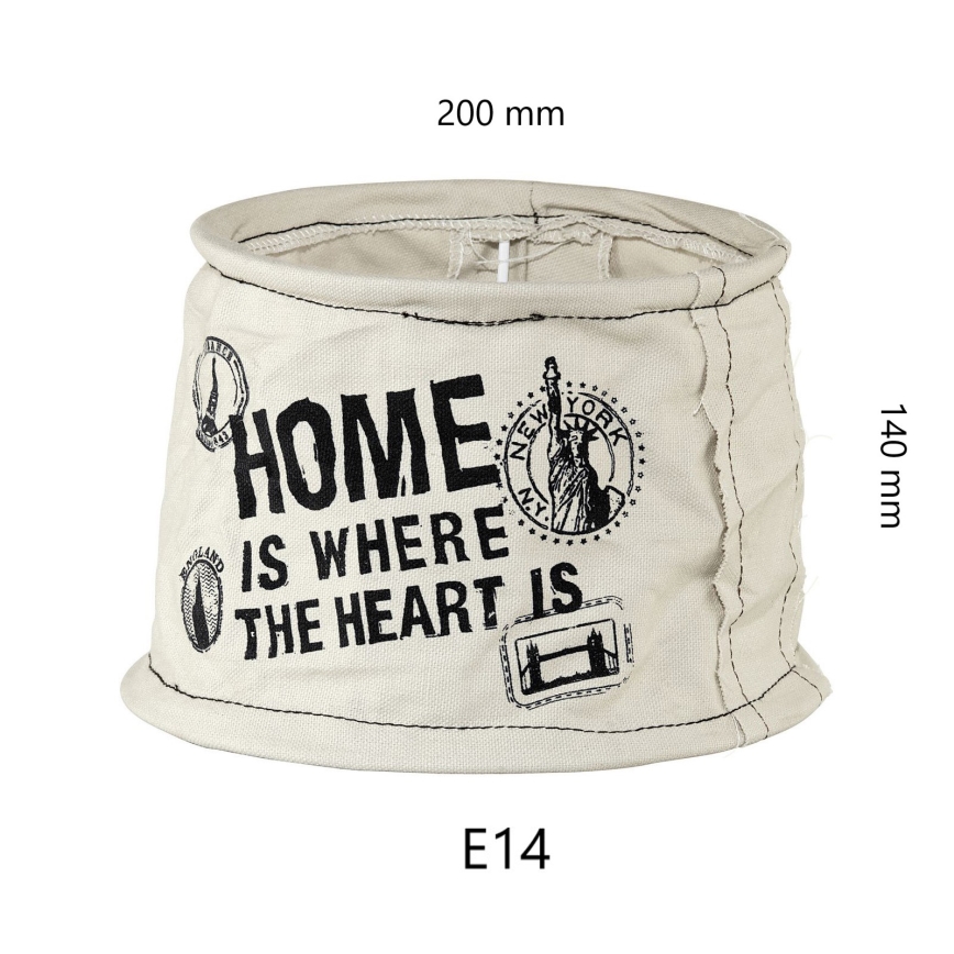 Eglo 49442 - Vintage-tyylinen varjostin pytel home, E14, halkaisija 20 cm