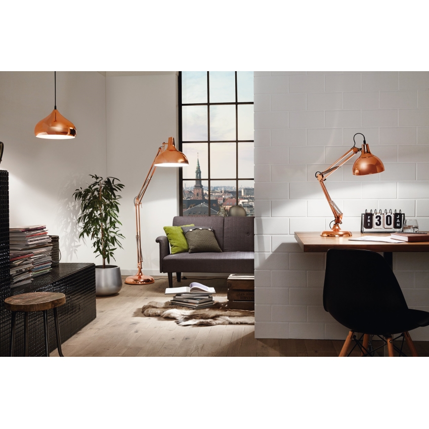 Eglo 49449 - Kattokruunu HAPTON 1xE27/60W/230V