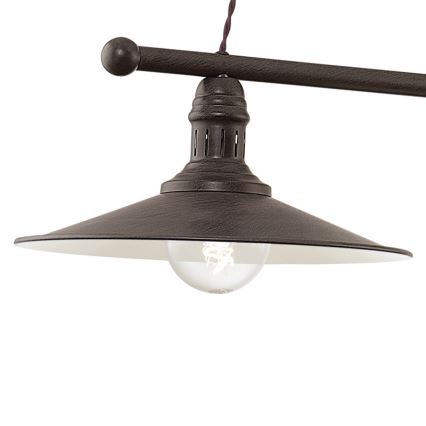 Eglo 49457 - Kattokruunu STOCKBURY 2xE27/60W/230V