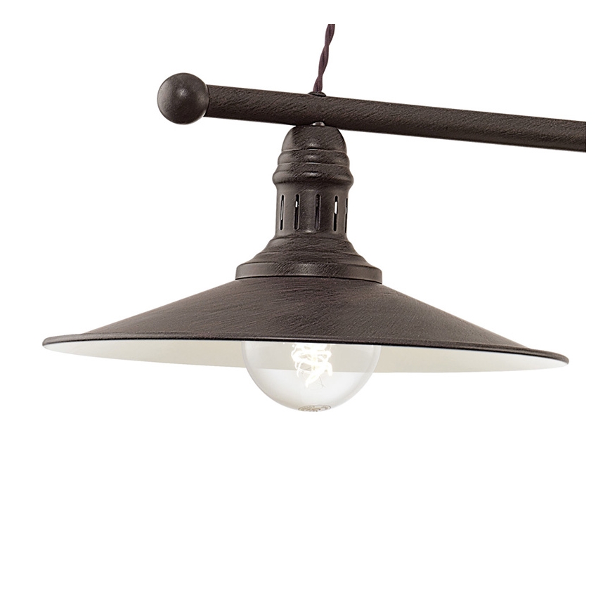 Eglo 49457 - Kattokruunu STOCKBURY 2xE27/60W/230V