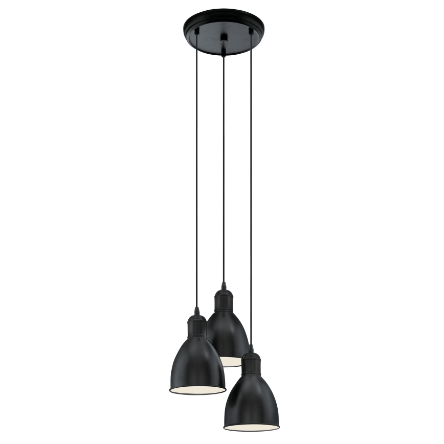 Eglo 49465 - Kattokruunu PRIDDY 3xE27/60W/230V