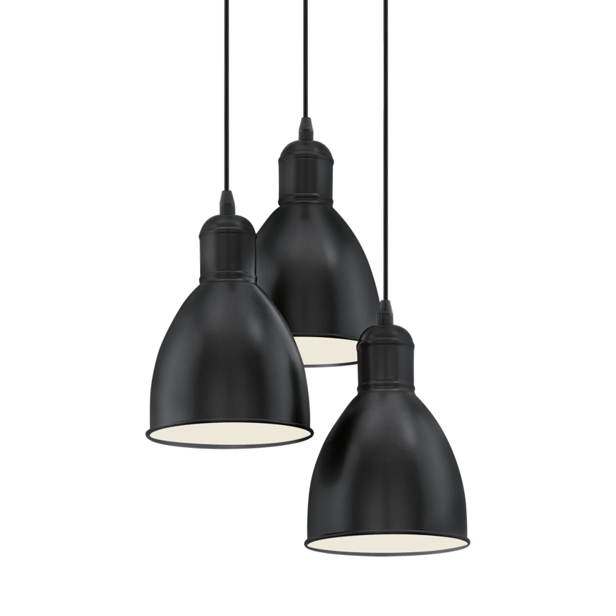 Eglo 49465 - Kattokruunu PRIDDY 3xE27/60W/230V