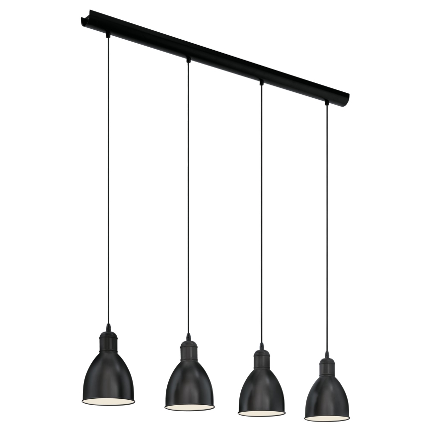 Eglo 49466 - Kattokruunu PRIDDY 4xE27/60W/230V