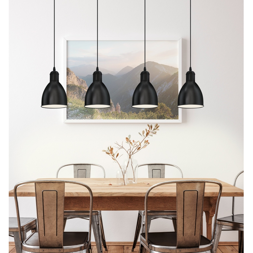 Eglo 49466 - Kattokruunu PRIDDY 4xE27/60W/230V