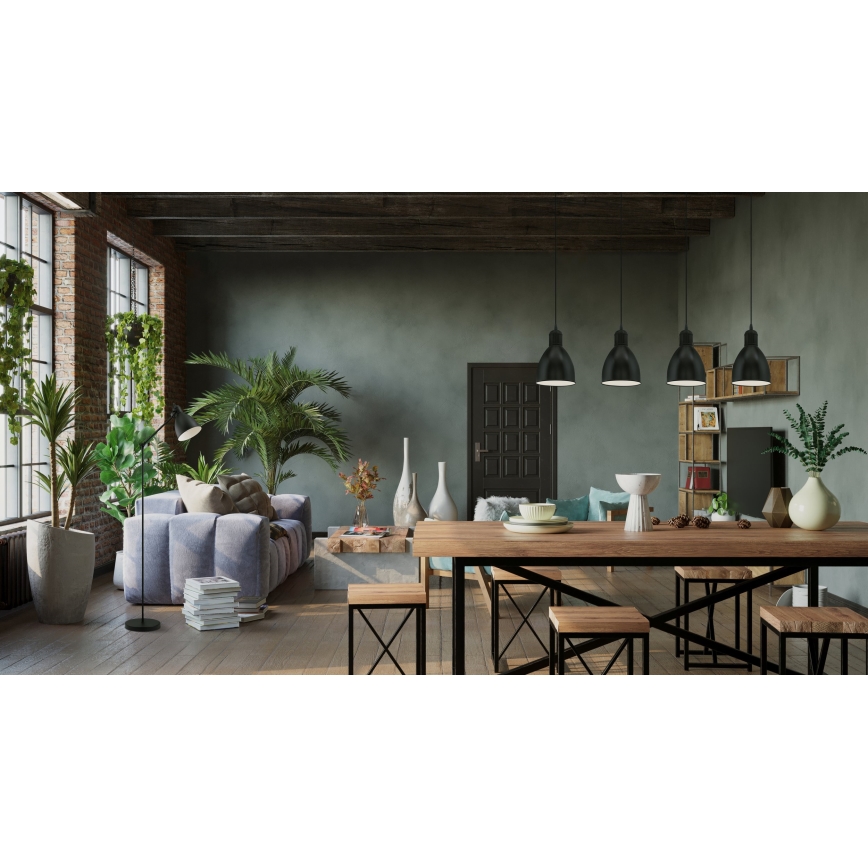 Eglo 49466 - Kattokruunu PRIDDY 4xE27/60W/230V