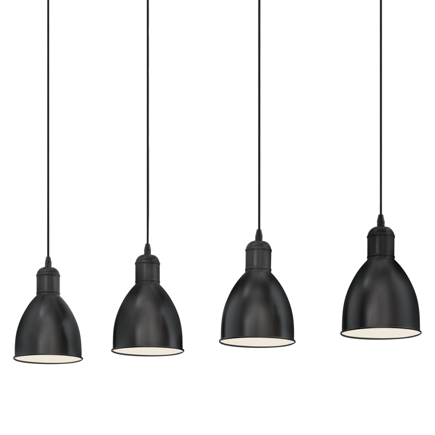 Eglo 49466 - Kattokruunu PRIDDY 4xE27/60W/230V