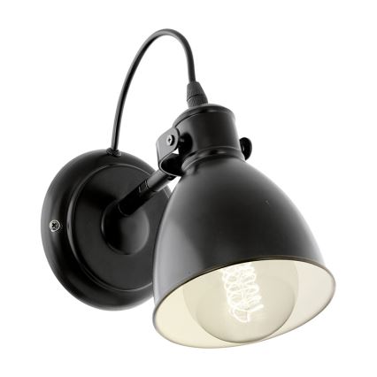 Eglo 49468 - Seinävalaisin PRIDDY 1xE27/40W/230V
