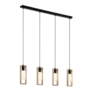 Eglo 49475 - Kattokruunu narulla LITTLETON 4xE27/60W/230V