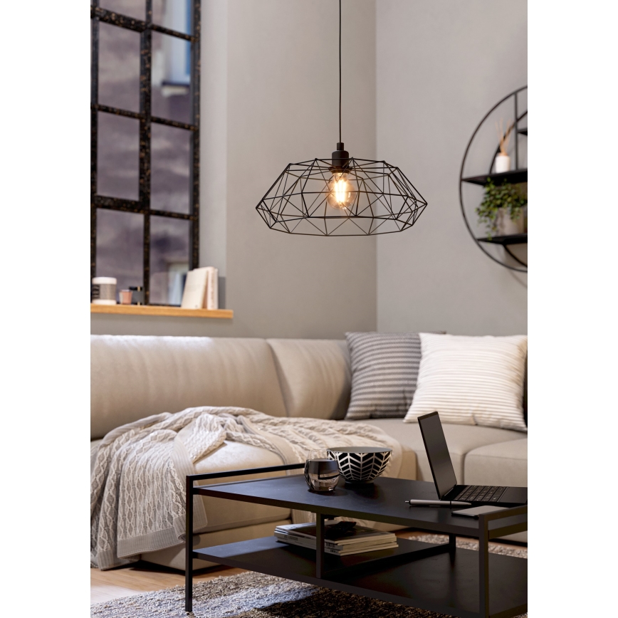 Eglo 49487 - Kattokruunu CARLTON 2 1xE27/60W/230V