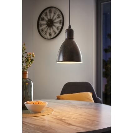 Eglo 49492 - Kattokruunu PRIDDY 1 1xE27/60W/230V