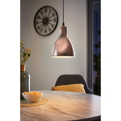 Eglo 49492 - Kattokruunu PRIDDY 1 1xE27/60W/230V