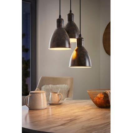 Eglo 49493 - Kattokruunu PRIDDY 1 3xE27/60W/230V