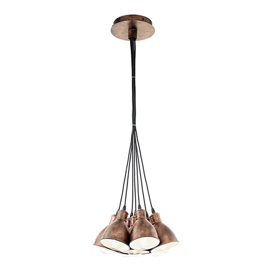 Eglo 49494 - Kattokruunu PRIDDY 1 7xE27/60W/230V