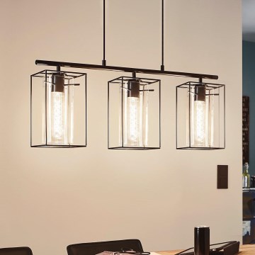 Eglo 49496 - Kattokruunu LONCINO 3xE27/60W/230V