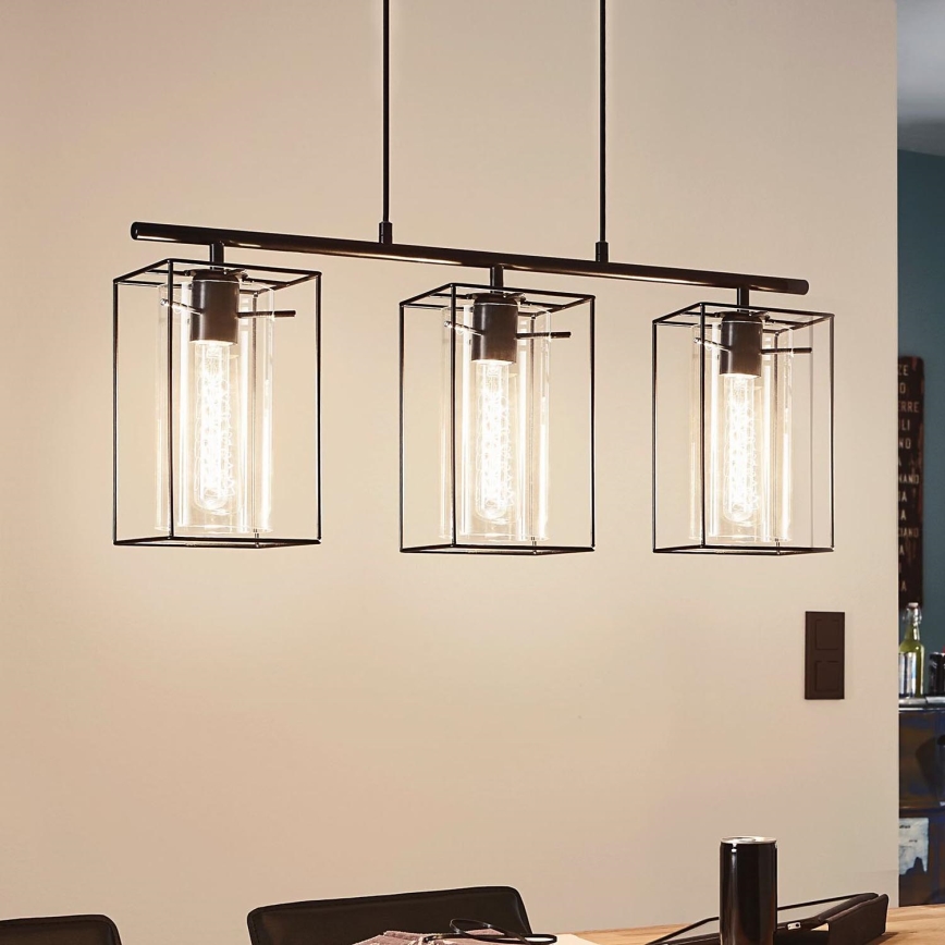 Eglo 49496 - Kattokruunu LONCINO 3xE27/60W/230V