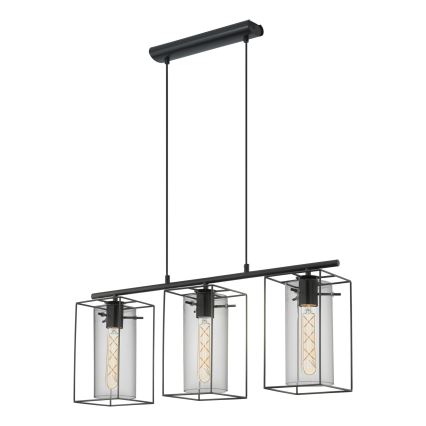 Eglo 49496 - Kattokruunu LONCINO 3xE27/60W/230V