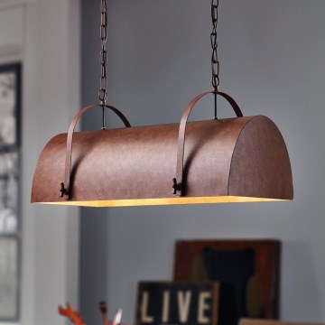 Eglo 49687 - Kattokruunu ketjussa DEERHURST 2xE27/60W/230V
