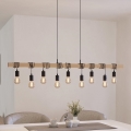 Eglo 49744 - Kattokruunu narulla TOWNSHEND 9xE27/60W/230V