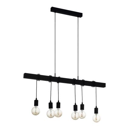 Eglo - Riipusvalaisin TOWNSHEND 6xE27/60W/230V