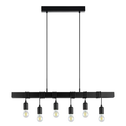 Eglo - Riipusvalaisin TOWNSHEND 6xE27/60W/230V