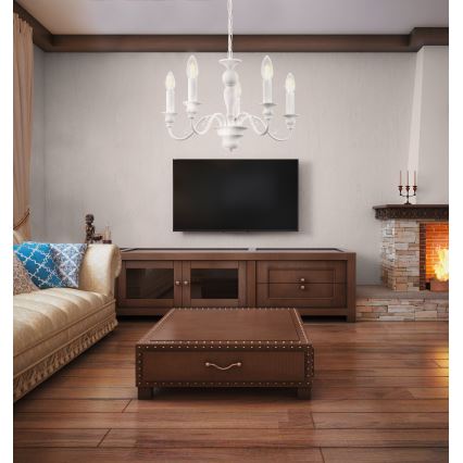 Eglo 49851 - Kattokruunu CAPOSILE 5xE14/40W/230V