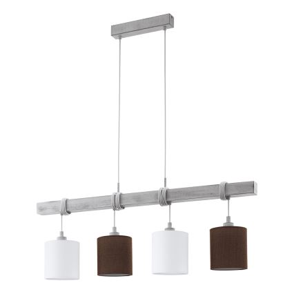 Eglo 49927 - Kattokruunu narulla TOWNSHEND 2 TOWNSHEND 4xE27/60W/230V