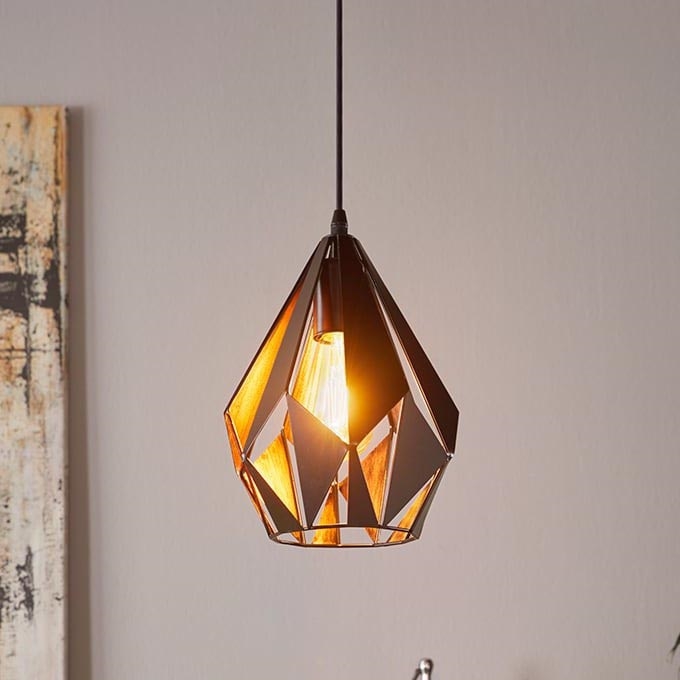Eglo 49997 - Kattokruunu narulla CARLTON 1xE27/60W/230V