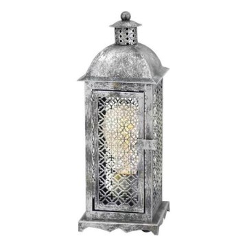 Eglo 54617 - LED-pöytävalaisin 1xE27/4W/230V 3000K hopea