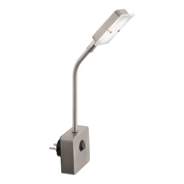 Eglo 54651 - Pistorasian LED-valo LED/4,5W/230V 3000K mattakromi